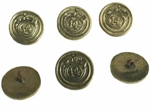 Napoleon 1er Empire/6eme Regiment Messing Knöpfe Größe: 22 mm - Bild 1 von 4