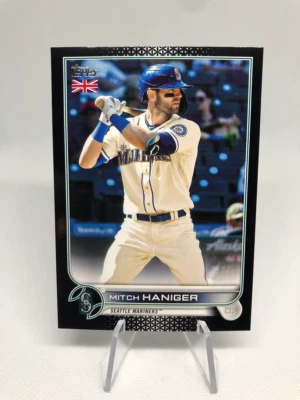 Mitch Haniger 2022 Topps UK Edition Black /125 Card #104 Mariners - Image 1 of 2
