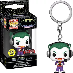 The Joker (Gamer) Special Edition Glows - Schlüsselanhänger Funko Pocket POP! Ke - Bild 1 von 3
