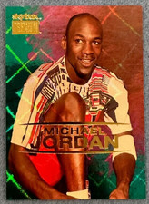 Michael Jordan 2021 Metal Universe Skybox Premium Emerald Stars 18/25 S-1 SSP