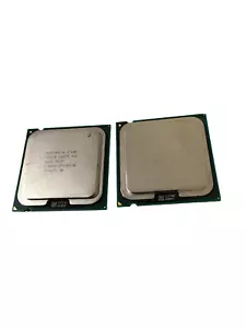 LOT OF 2 Intel Core 2Duo E7400 2.80GHz 3MB 1066MHz LGA775 Processor CPU SLGQ8 - Picture 1 of 3