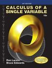 Calculus of a Single Variable by Bruce Edwards and Ron Larson (2012, Hardcover)