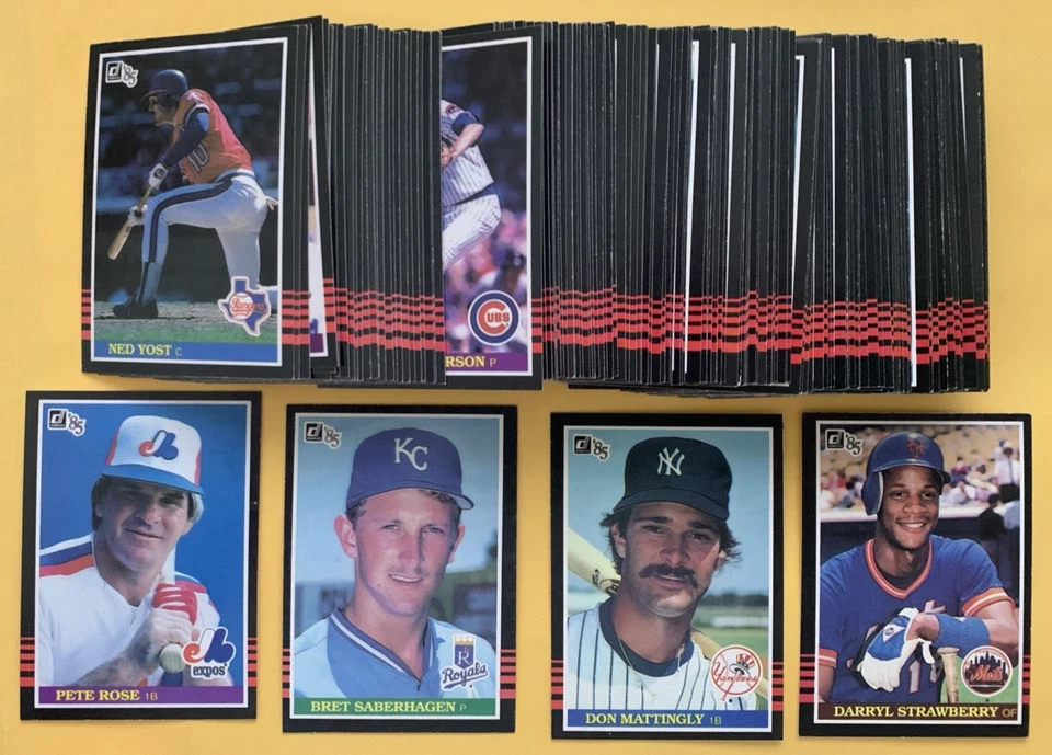 1985 Donruss SET BREAK singles - stars, commons, rookies, HOFers, #221-440 - Image 1 of 1