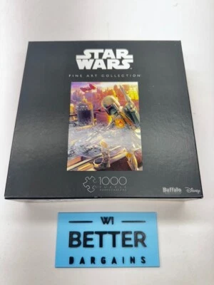 COLECCIÓN BELLAS ARTES STAR WARS, BOBA FETT, ROMPECABEZAS 1000 PIEZAS Nuevo Foto 1 de 4