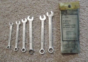 Vintage Craftsman metrisch Kombination Schraubenschlüssel Set -VV- & -V- USA - Bild 1 von 6