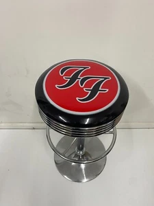 FOO FIGHTERS (NEW) PREMIUM BAR STOOL ADJUSTABLE HEIGHT 360 DEGREE SWIVEL - Picture 1 of 9