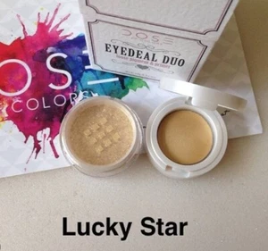 DOSE OF COLORS EYEDEAL DUO ~ LUCKY STAR ~ LOOSE PIGMENT PRIMER EYESHADOW - Picture 1 of 4