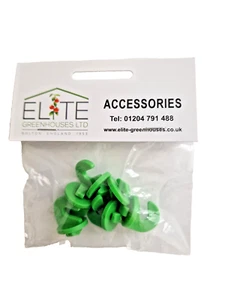 Ganchos de plástico para invernadero Elite x 6 cabezal de cultivo. Asegurar fácilmente al techo. P&P gratis - Imagen 1 de 16
