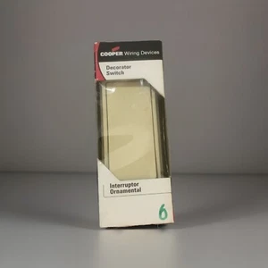 INTERRUPTOR DECORATIVO 3 VÍAS COOPER 7503V - Imagen 1 de 3