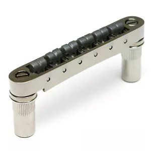 Graph Tech Resomax NV2 6mm Tune-o-matic bridge - Black Nickel - PS-8863-BN - Picture 1 of 3