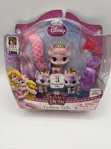 Disney Princess Palace Pets Fashion Tails Aurora's Kitty Beauty Figure 2013 NIB Cover