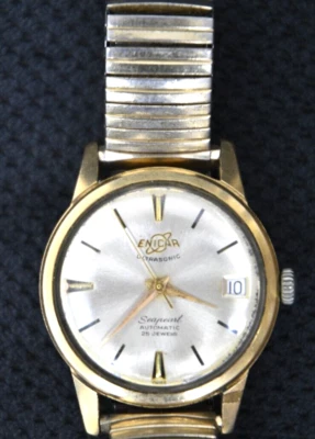 Reloj Enicar Ultrasónico 25 Joyas Vintage Foto 1 de 4