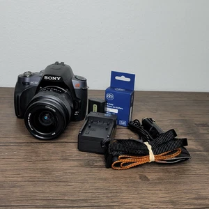 Sony Alpha DSLR-A330 10.2MP Digital SLR Camera Black Kit w/ DT SAM 18-55mm Lens