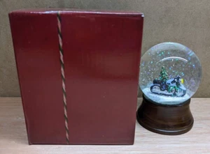 Harry Potter Wizarding Trunk Keep Collecting Holiday Hagrid Motorbike Snow Globe - Picture 1 of 8
