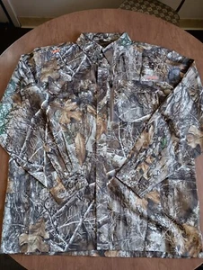 Realtree Habit Scent Factor Men's Hatcher Pass Camo Guide Shirt Size Large - Picture 1 of 20