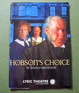 Lyric Theatre London Aufführungsprogramm Souvenirheft Hobsons Auswahl um 1995 - Bild 1 von 5