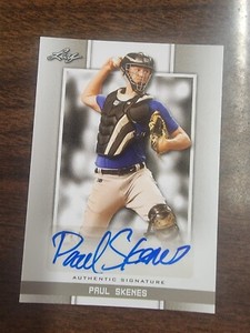 PAUL SKENES 2019 LEAF PERFECT GAME NIKE AllAmerican ROOKIE AUTOGRAPH LSU RC AUTO