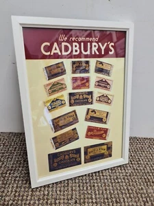 Cadburys Poster Art framed A4 repro - Picture 1 of 1