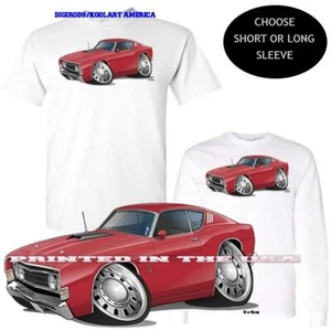 T-Shirt Ford Torino 428 Cobra Jet DigiRods/Koolart Cartoon Muskelauto - Bild 1 von 7