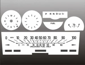 White Face Gauges for 1975-1976 Chevrolet Nova - Bild 1 von 4