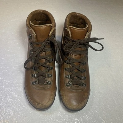 Botas de Senderismo Raichle Mujer 8 Cuero Marrón Montañismo Trekking Suiza Foto 1 de 4