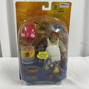 New VTG 2002 Disney Hasbro Treasure Planet Chop Action Cyborg Silver Figure - Picture 1 of 3