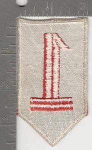 Pre WW 2 US Army 1st Infantry Division Twill Patch Inv# K0121 - Picture 1 of 2
