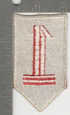 Pre WW 2 US Army 1st Infantry Division Twill Patch Inv# K0121 - Image 1 of 2