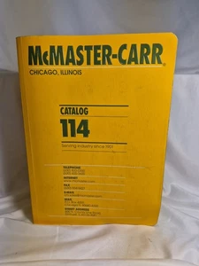 McMaster-Carr #114 Katalog Buch Chicago Illinois Ausgabe * 2008 Teile Werkzeuge USA - Bild 1 von 15