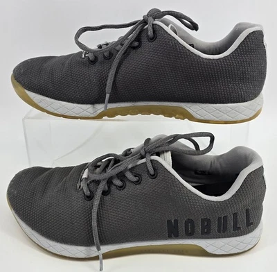 Кроссовки мужские NoBull 10.5 Outwork Superfabric серые резинка сетка тренировочная обувь тренажер - Изображение 1 из 4