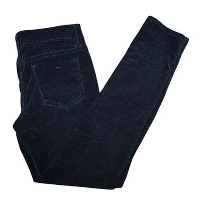 Calça de veludo Hot Kiss preta skinny lírio slim fit júnior tamanho 7 - Imagem 1 de 4