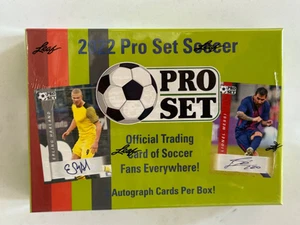 2022 Leaf Pro Set Soccer Hobby Box Unopened Factory Sealed - 2 Autos - Picture 1 of 2