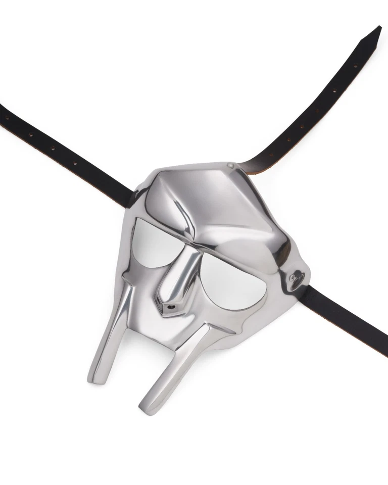 25 PCS LOT-Halloween MF DOOM Mask Cosplay Gladiator Hand-Forged Steel Armor Prop - Image 1 of 4