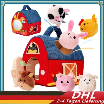 CIOXSOIO Bauernhoftiere und Montessori-Spielzeug für Babys von 6 bis 12 Monaten, neu!
