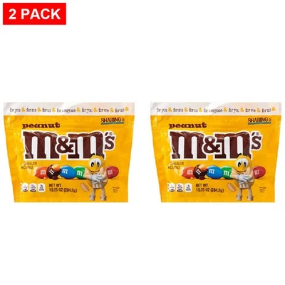 M&M's Peanut Sharing Chocolate, 10.05 oz - Pack of 2 - Image 1 of 3