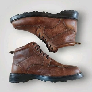Hush Puppies Hiking Boots Men Size 11 M Brown Leather High Top Waterproof - Picture 1 of 8