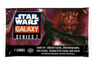 2012 Topps Star Wars Galaxy Serie 7 versiegelte Packung *kostenloser Versand* - Bild 1 von 2