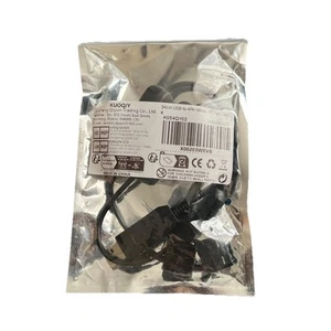 Adattatore cavo connettore ventola PC 2x 34cm USB a 4Pin Molex con interruttore! - Foto 1 di 4