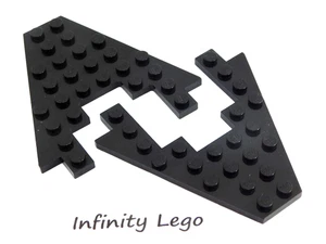 2 LEGO 1983-1993 Placa de Cuña Negra Vintage 8 x 8 con 4 x 4 Espacio de Recorte (4475) - Imagen 1 de 1