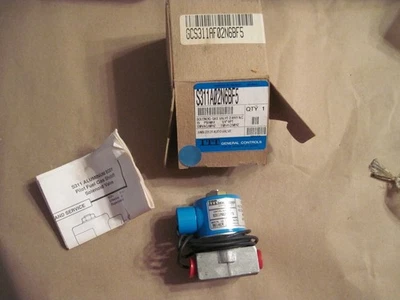 Electroválvula de gas ITT S311A02N6BF5, 2 vías, NC, 15 psi, 1/4" NPT, 120/110V, NOS Foto 1 de 4