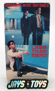 Less Than Zero 1987 Movie VHS Cassette Tape - Picture 1 of 8