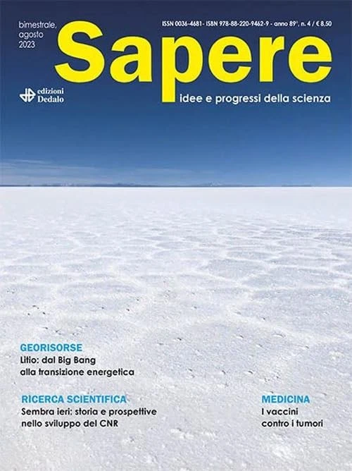 Sapere. Idee e progressi della scienza (2023) (Vol. 4) (Paperback) - Image 1 of 1