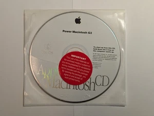 RARE Power Macintosh G3 Apple Macintosh CD - Logiciel système d'origine v 8.0 - Photo 1/2