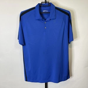 Nike Golf Fit Dry Solid Blue Polo Shirt Size XXL Men’s  - Picture 1 of 4