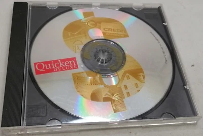 Vintage 1995 Quicken Deluxe Software CD - Image 1 of 2