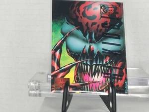 1995 Marvel Masterpieces CARNAGE Emotion Gold Signature Series #20 quasi nuovo/ex - Foto 1 di 7
