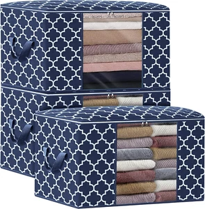 Storage Bags, Large Blanket Clothes Organization and Storage Containers - Picture 1 of 12