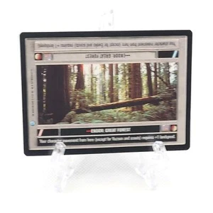Star Wars CCG Endor Great Forest System Location Dark Side Black Border - Picture 1 of 1