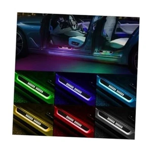 2 Pieces Car Door LED Pedal Light,Car Door LED Sill Protector Light,Auto - Picture 1 of 7