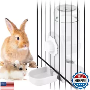 kathson Rabbit Water Dispenser for Cage 17 Oz Hanging Guinea Pig Water Bottle - Picture 1 of 5